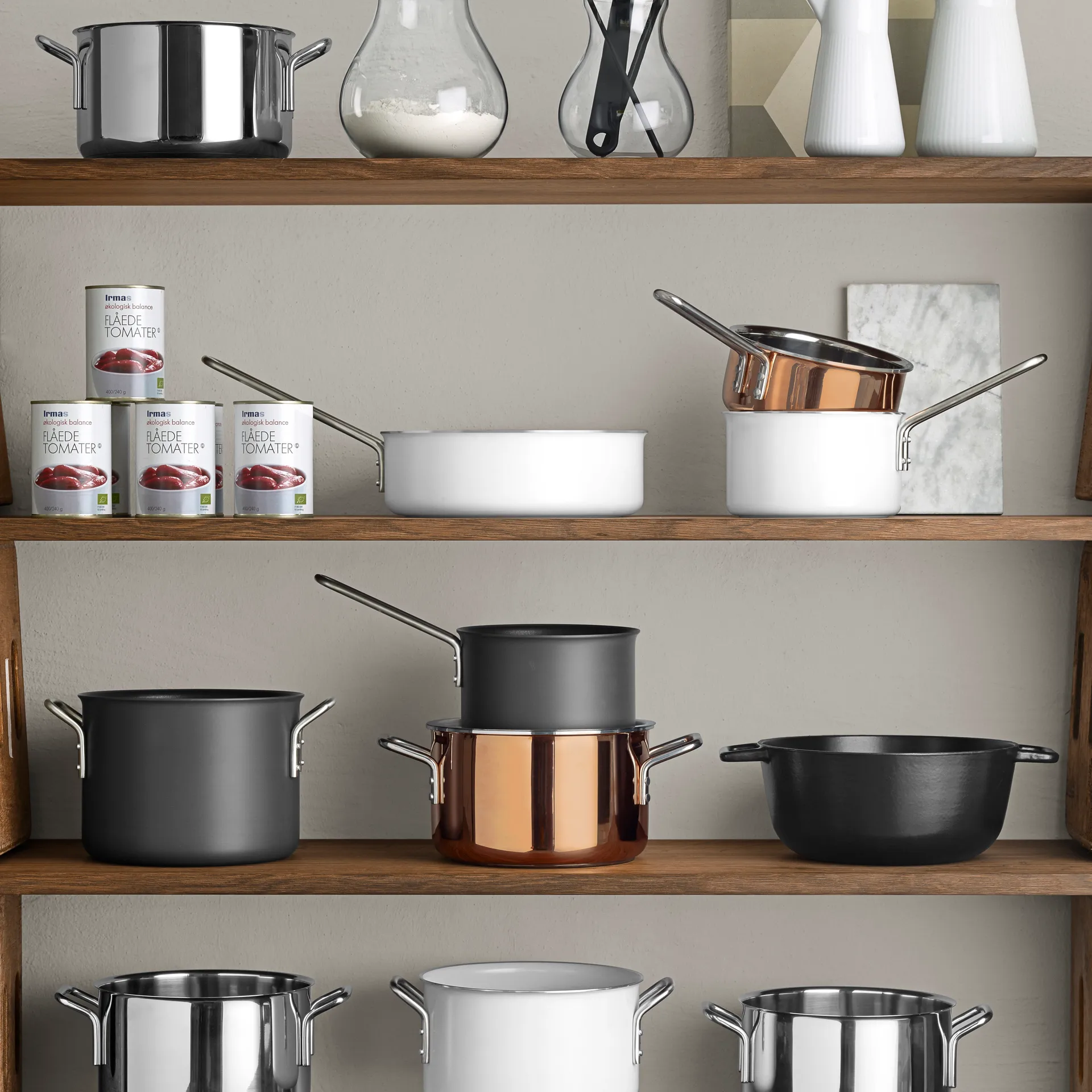 에바 트리오 스테인레스스틸 컬렉션 박스, 4개 세트 Eva Solo | 에바솔로