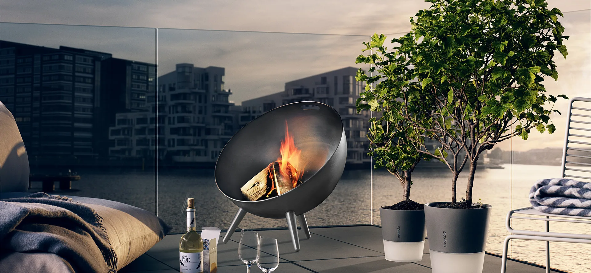 파이어글로브 화로 파이어플레이스, 64 cm Eva Solo | 에바솔로