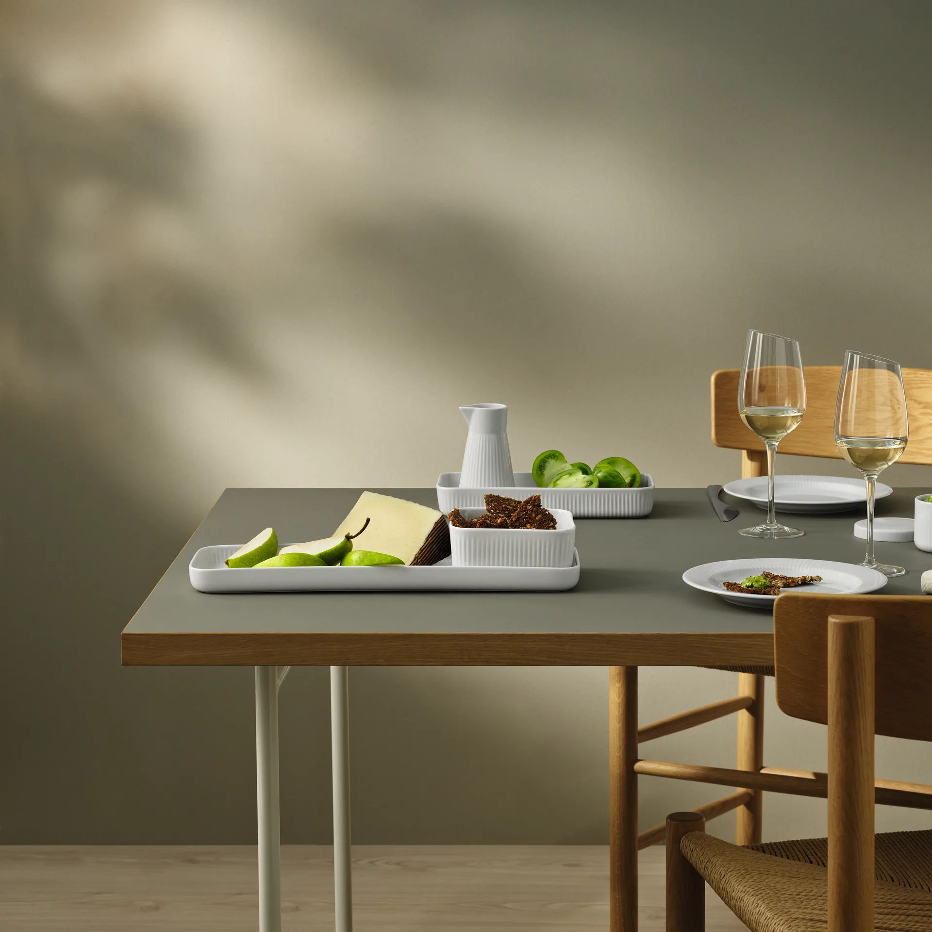 에바 트리오 레지오 노바 직사각 서빙 dish, White Eva Solo | 에바솔로