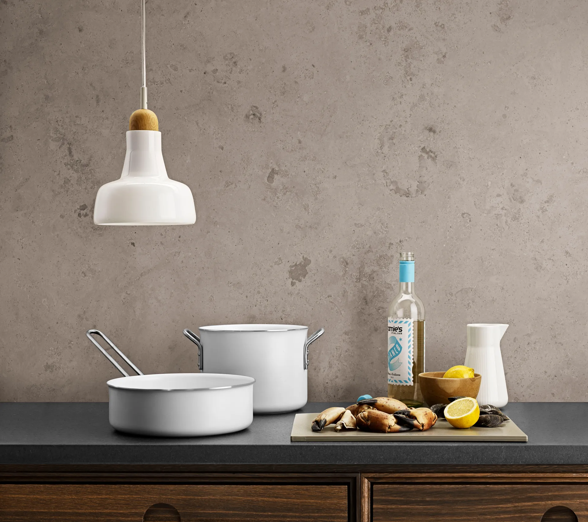 에바 트리오 화이트 라인 Slip-Let 세라믹 소떼 팬, 24 cm Eva Solo | 에바솔로