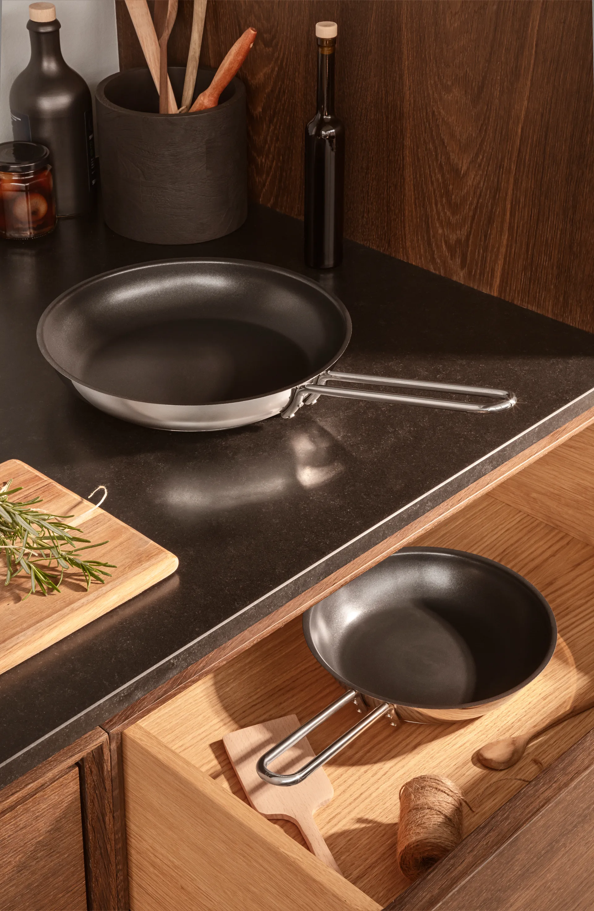 에바 트리오 스테인레스 스틸 Slip-Let 프라이팬, 28 cm Eva Solo | 에바솔로