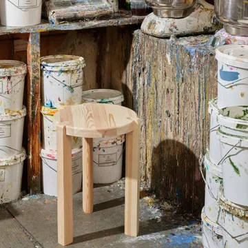 D108 라그네스민데 사이드 테이블 Ø35 cm - Nature - FDB Møbler