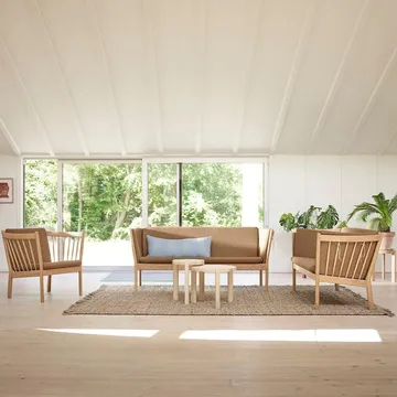 D108 라그네스민데 사이드 테이블 Ø35 cm - Nature - FDB Møbler