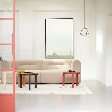 D108 라그네스민데 커피 테이블 Ø48 cm - Carmine red - FDB Møbler