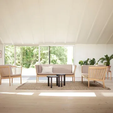 D108 라그네스민데 커피 테이블 Ø48 cm - Midnight blue - FDB Møbler