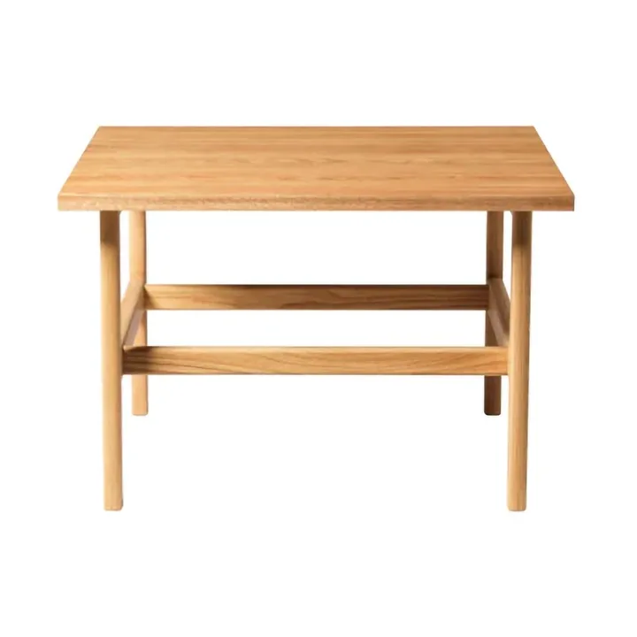 D33 커피 테이블 80x80 cm - Oak solid oiled - FDB Møbler