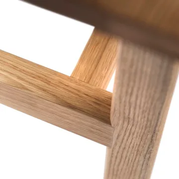 D33 커피 테이블 80x80 cm - Oak solid oiled - FDB Møbler