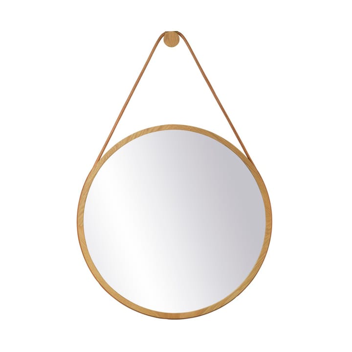 I3 Mossø 벽 거울 - Oak nature lacquered Ø60 cm - FDB Møbler