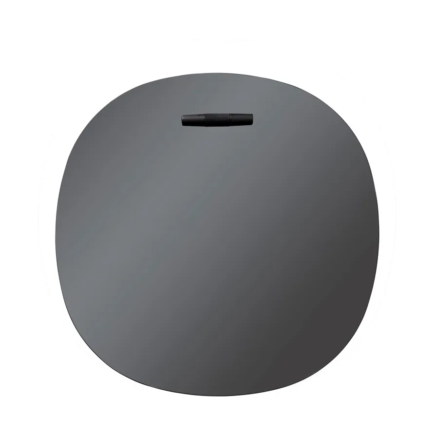 I4 Birksø 벽 거울, Oak black painted toned Ø50 cm FDB Møbler