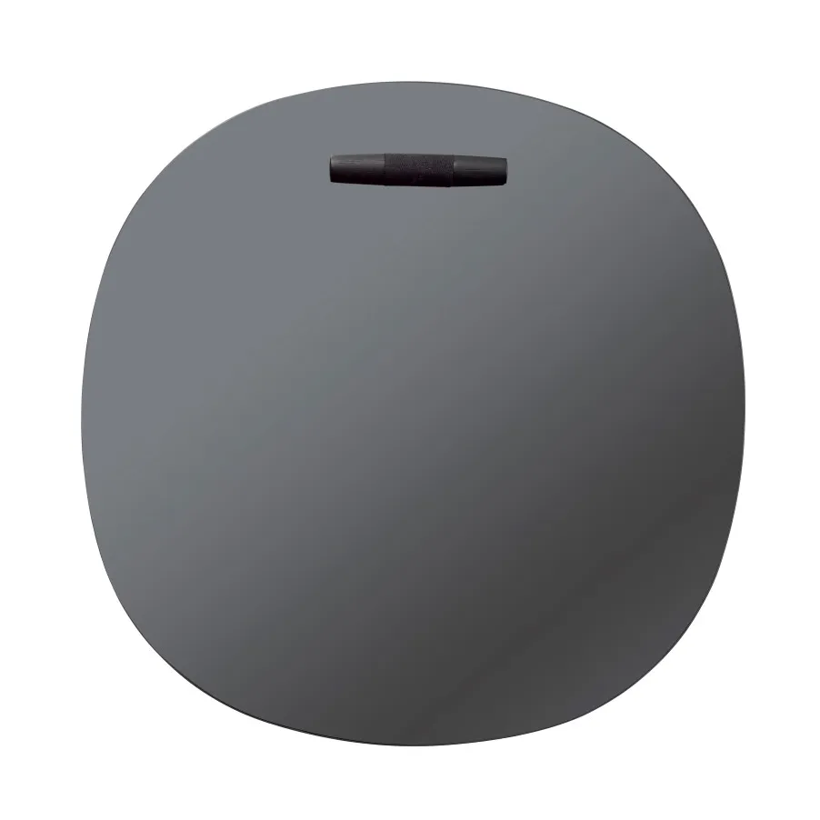 I4 Birksø 벽 거울, Oak black painted toned Ø70 cm FDB Møbler