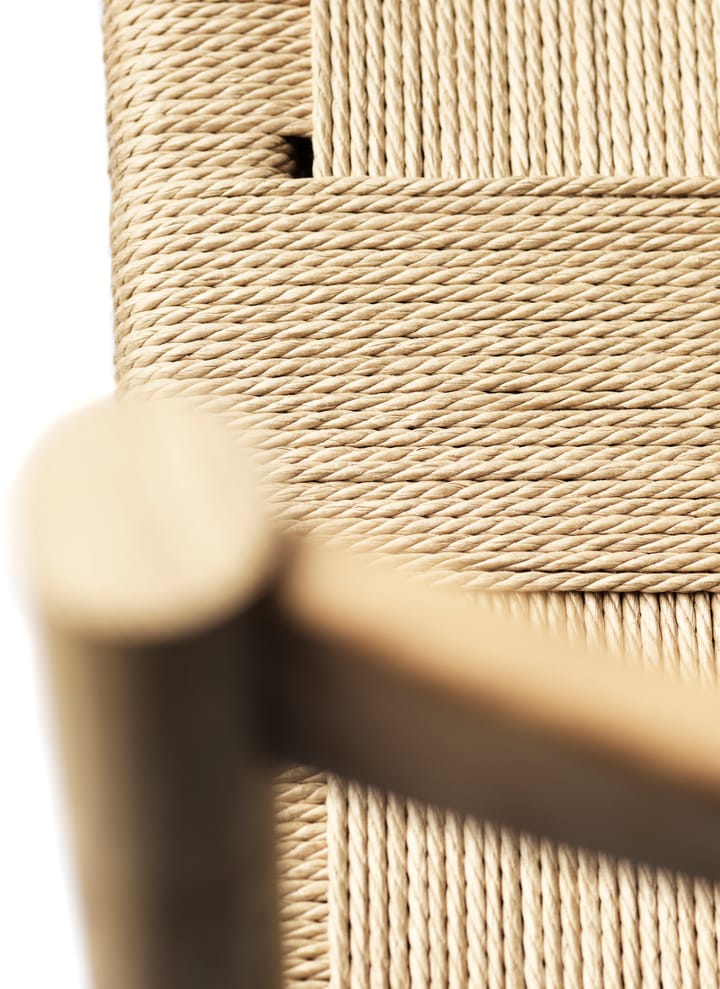 J178 론스트럽 체어 v2, Oak nature lacquered-papercord FDB Møbler