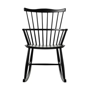 J52G 흔들의자 - Beech Ral 9005 - FDB Møbler