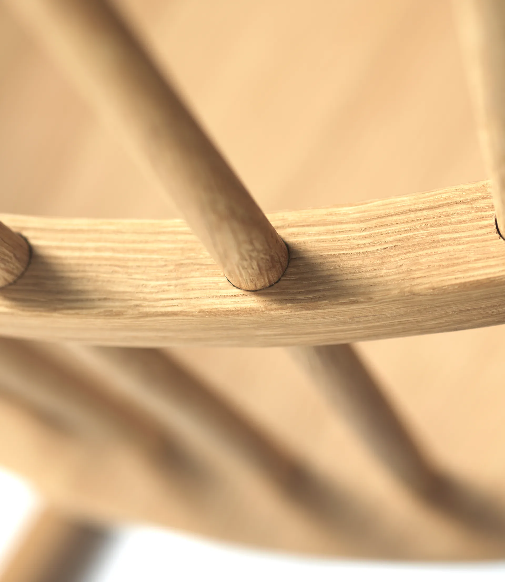 J52G 흔들의자, Oak nature oil FDB Møbler