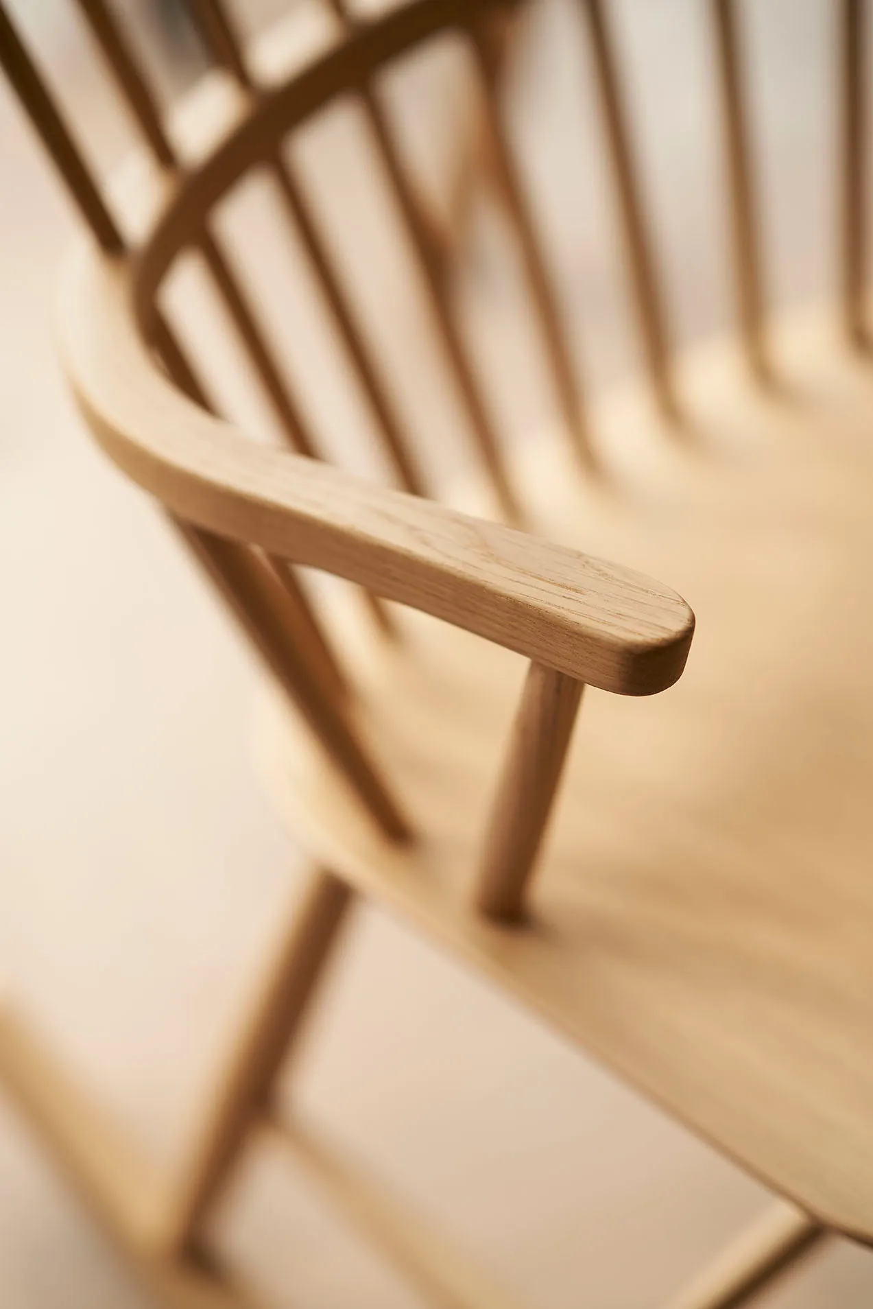 J52G 흔들의자, Oak nature oil FDB Møbler