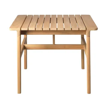 M19 Sammen 라운지 테이블 61.5x47.7 cm - Teak-nature oiled - FDB Møbler