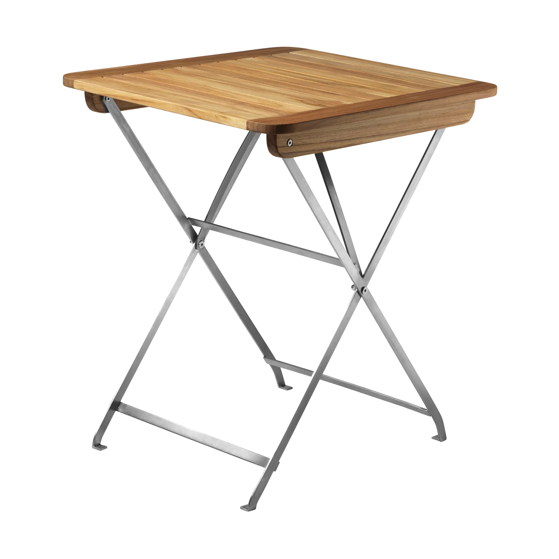 M26 릴레외 발코니 테이블, Teak-stainless steel FDB Møbler