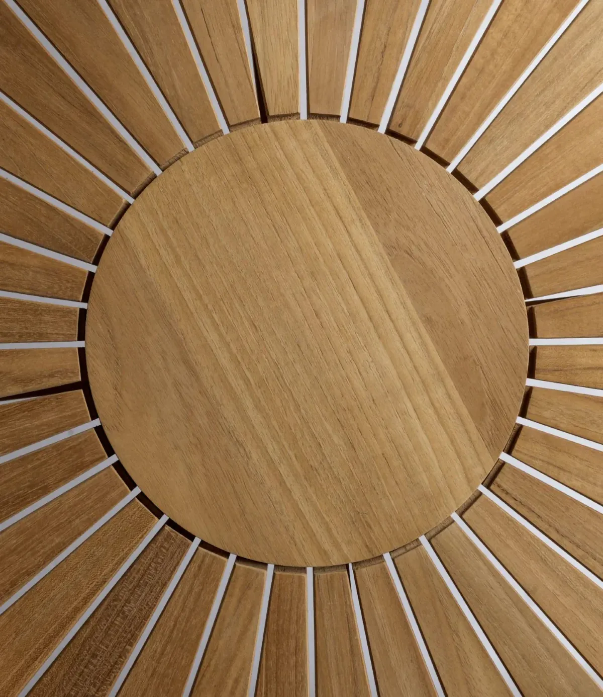 M27 사멘 라운드 가든 테이블 Ø120 cm, Teak solid oiled FDB Møbler