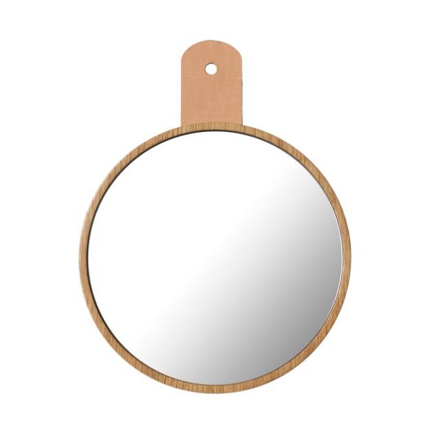 Q5 Allé 거울 벽걸이 - Oak nature lacquered - FDB Møbler