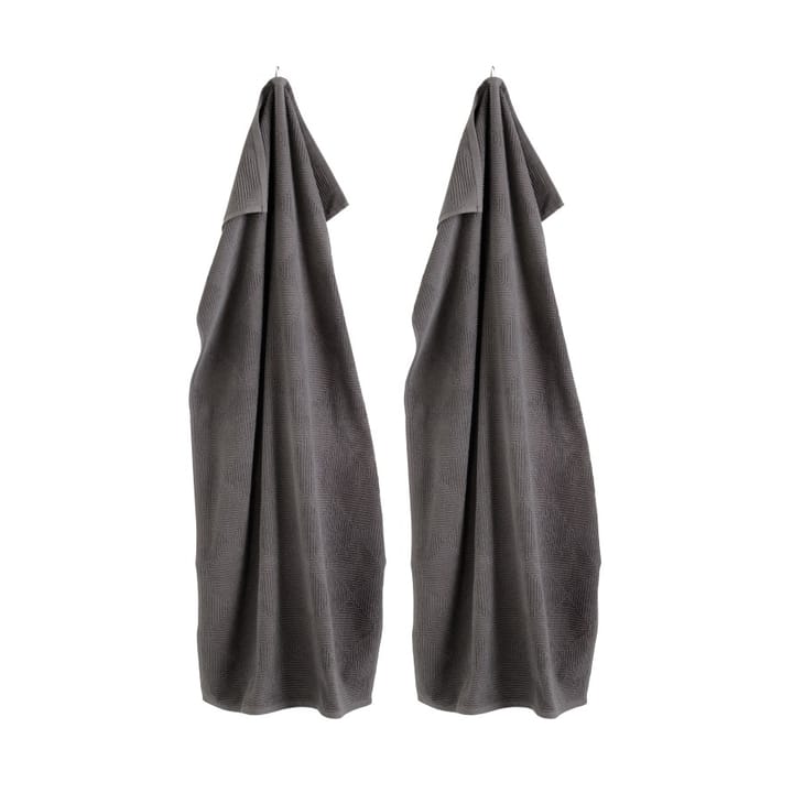 R33 키르케뷔 배스 타월 2개 세트, Granite gray FDB Møbler