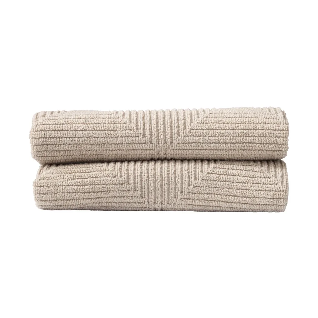 R33 키르케뷔 타월 2개 세트, Rainy day FDB Møbler