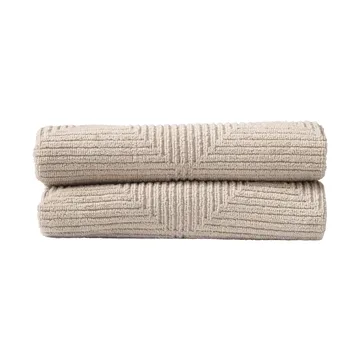 R33 키르케뷔 타월 2개 세트 - Rainy day - FDB Møbler