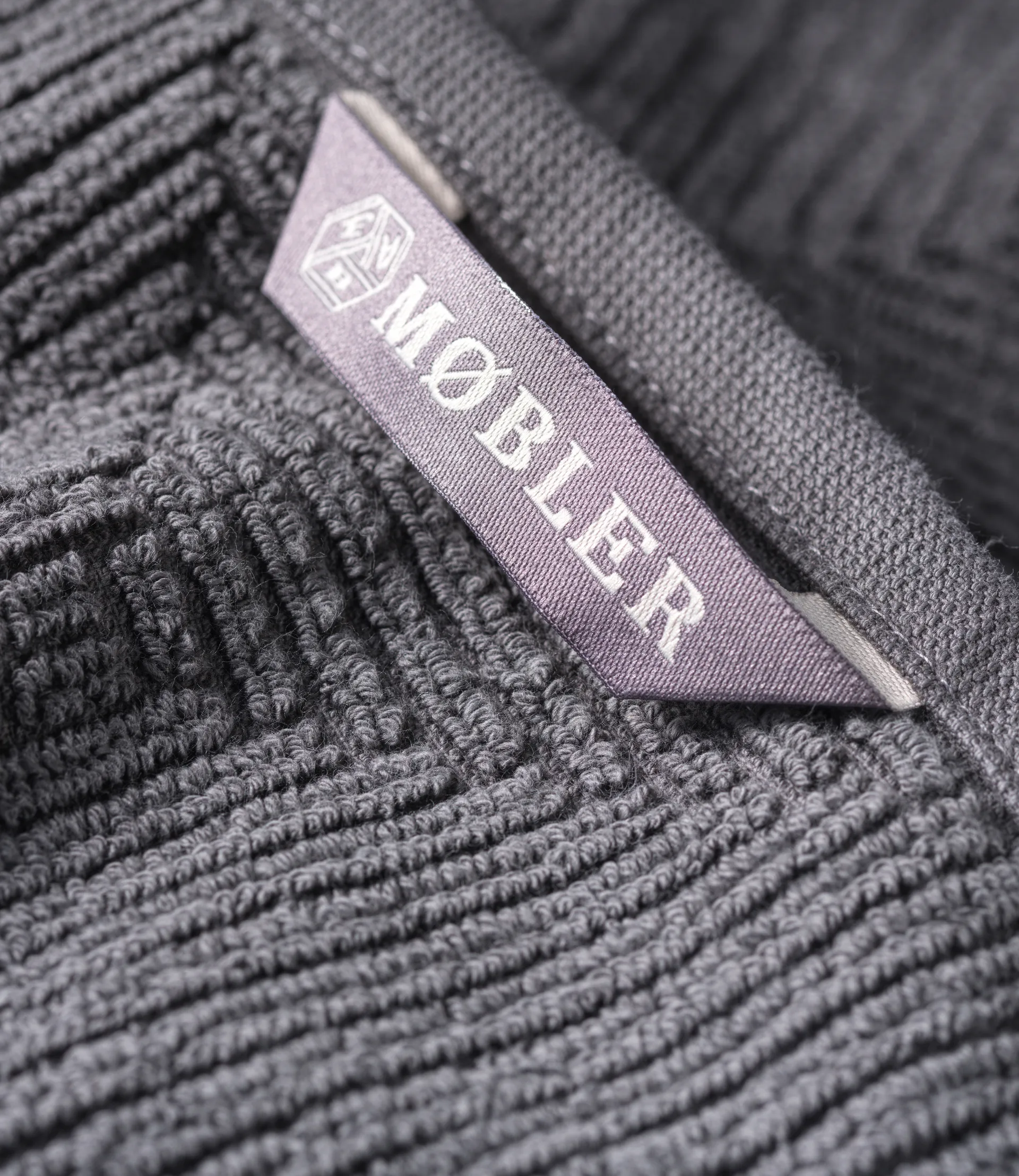 R33 키르케뷔 타월 세트 4개 세트, Granite gray FDB Møbler