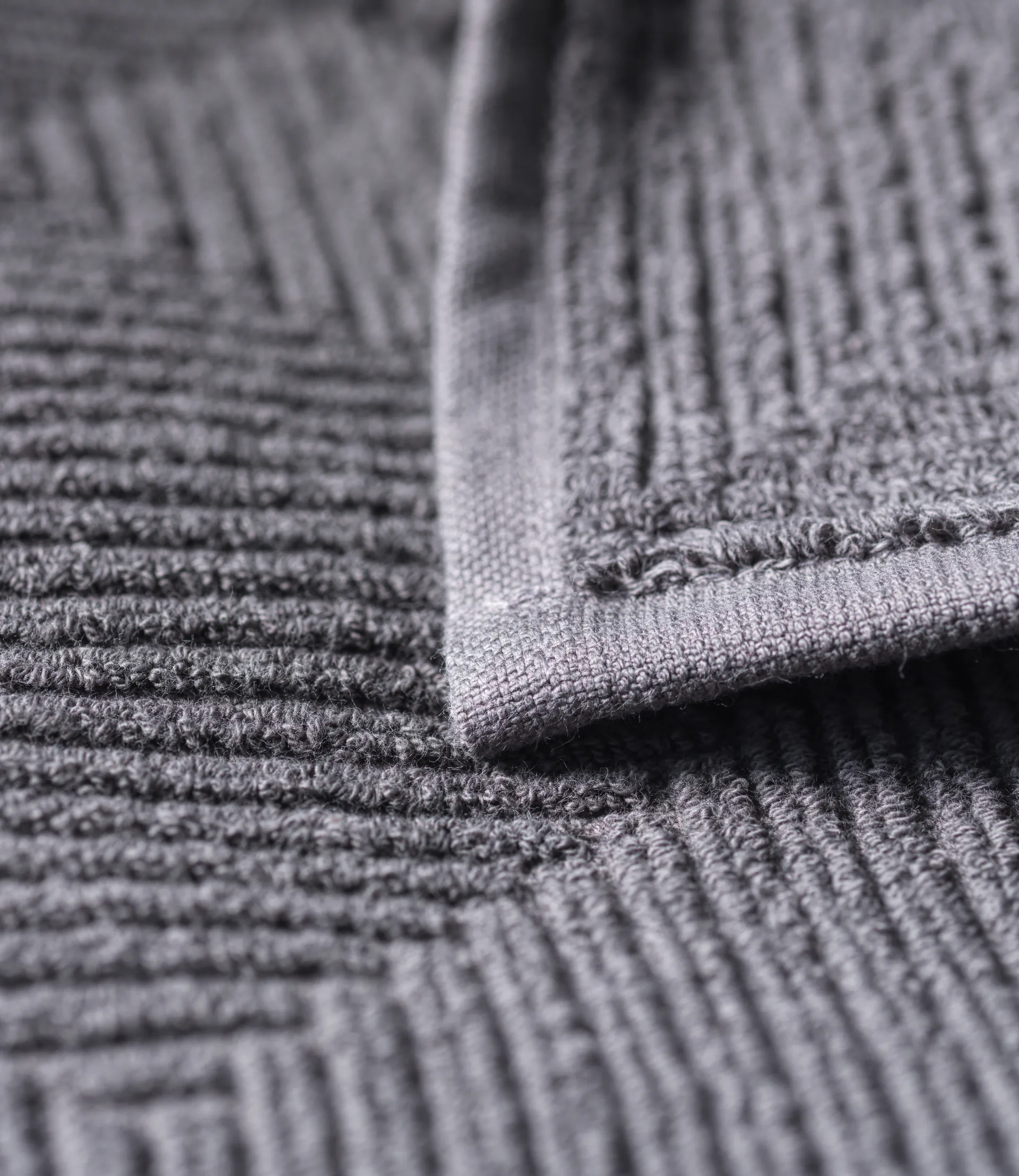 R33 키르케뷔 타월 세트 4개 세트, Granite gray FDB Møbler