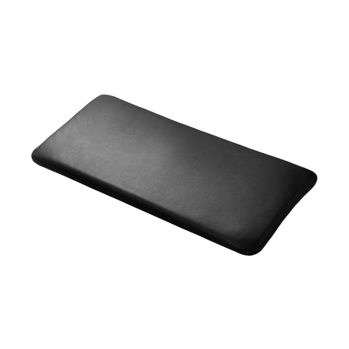 R6 Radius 시트 쿠션 33x65 cm - Black leather - FDB Møbler