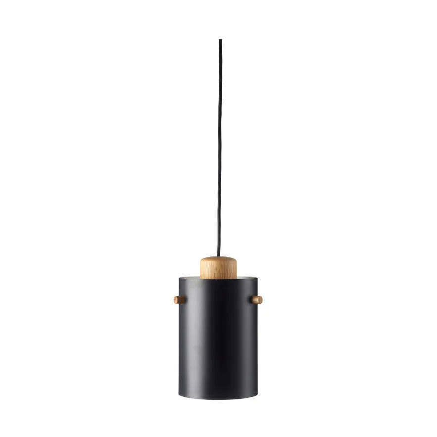 U10 Asnæs 펜던트 조명, Oak nature lacquered-black FDB Møbler
