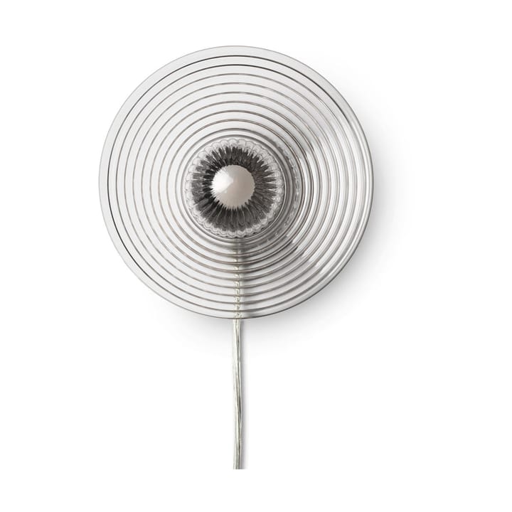 U12 Sletterhage 벽 조명 & 코드 - Fluted glass-aluminium - FDB Møbler