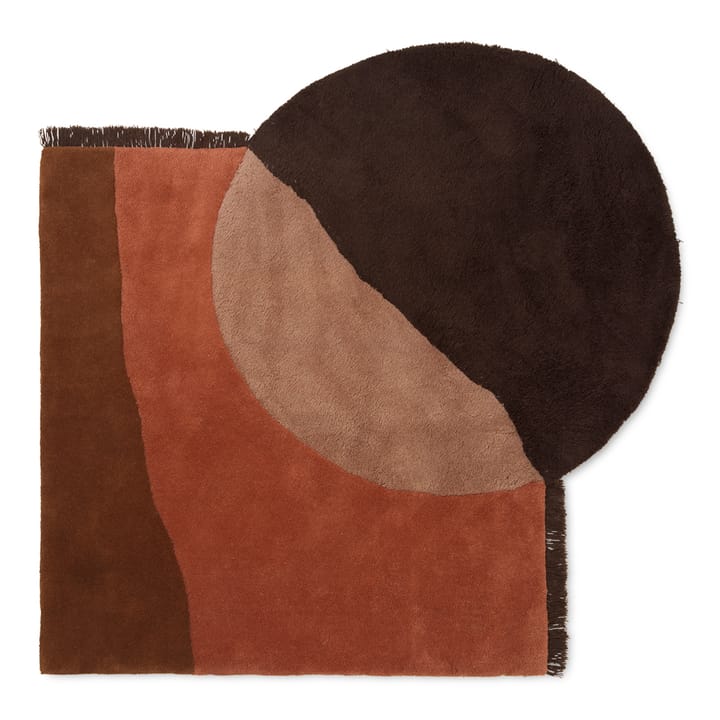 뷰 러그 140x180 cm - Red-brown - ferm LIVING | 펌리빙