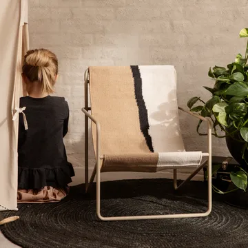 이터널 황마 러그 라운드 스몰 - black - Ferm Living | 펌리빙