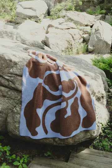 리브스 펠트 130x180 cm - Blue-Brown - Fine Little Day | 파인리틀데이