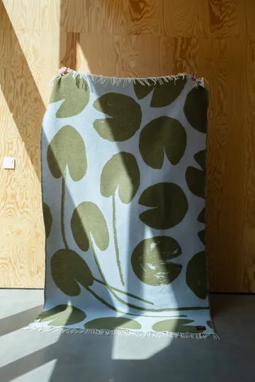 워터 릴리스 스로우 130x220 cm - Blue-green - Fine Little Day | 파인리틀데이