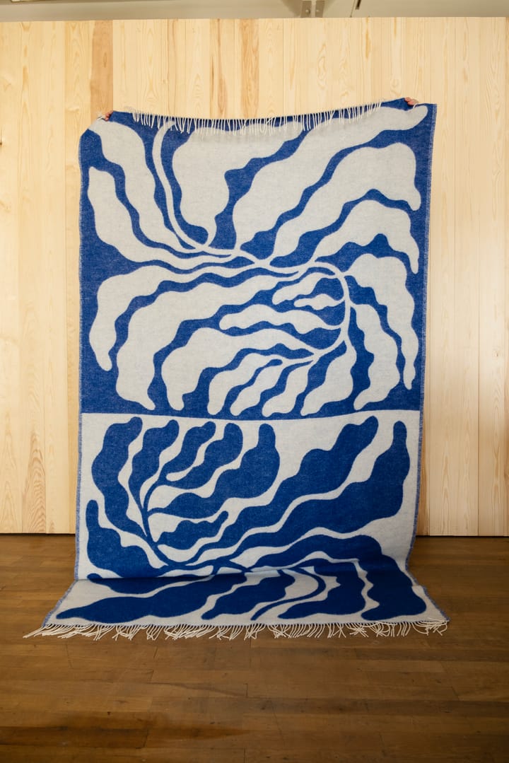 리브스 스로우 130x220cm, Blue-white Fine Little Day | 파인리틀데이