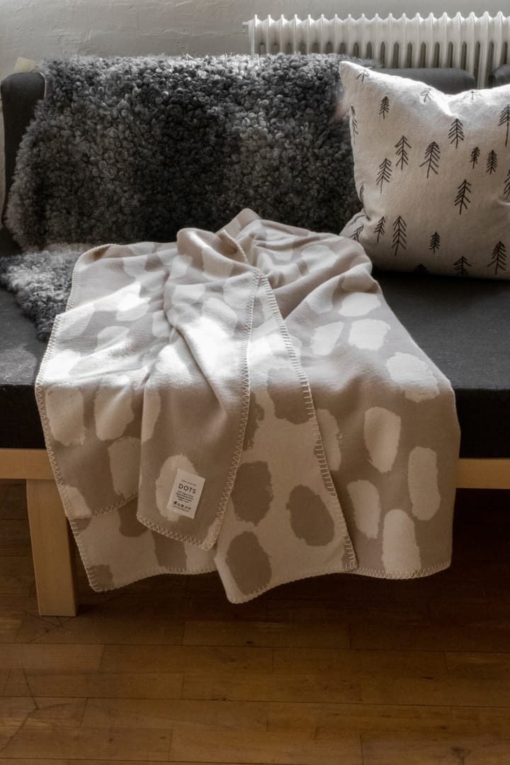 닷츠 스로우 140x180 cm - Beige - Fine Little Day | 파인리틀데이