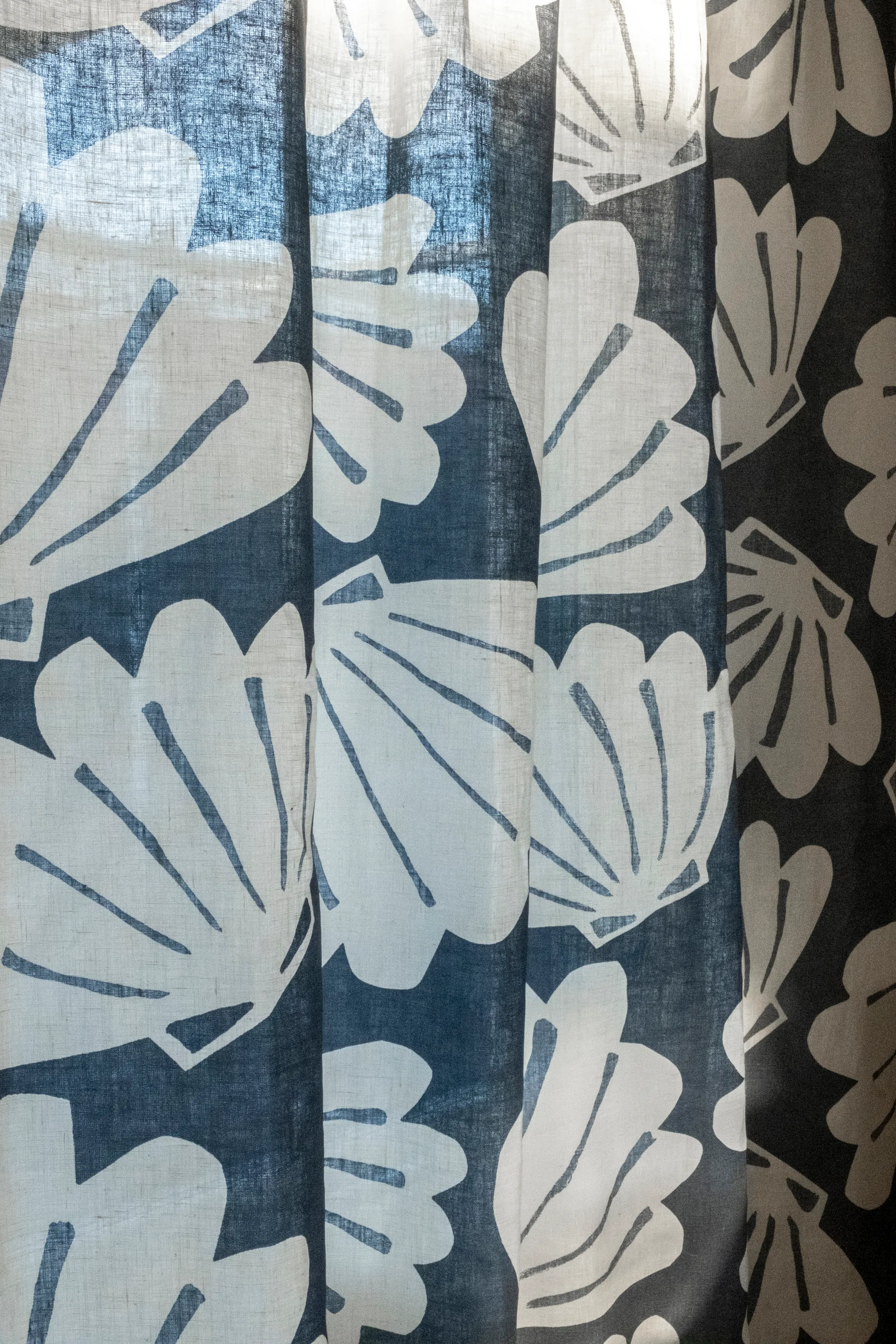 쉘 커튼 롱 145x250, Blue Fine Little Day | 파인리틀데이