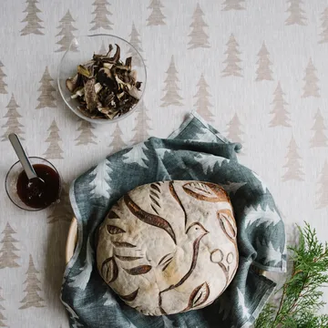 그랜 테이블 클로스리넨 147x147 cm - sand - Fine Little Day | 파인리틀데이