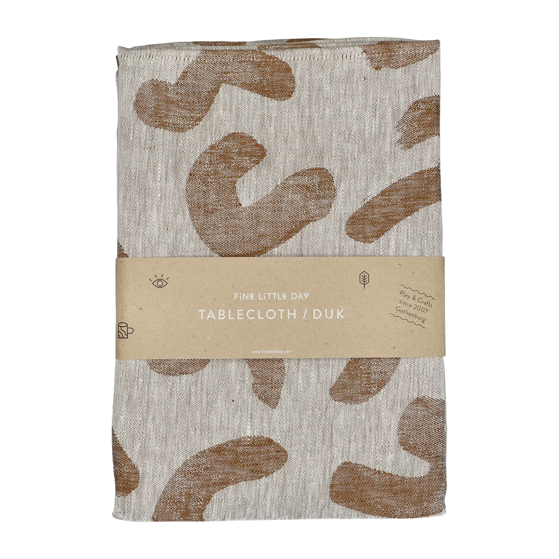 우돈 테이블 클로스 147x250 cm, Brown Fine Little Day | 파인리틀데이