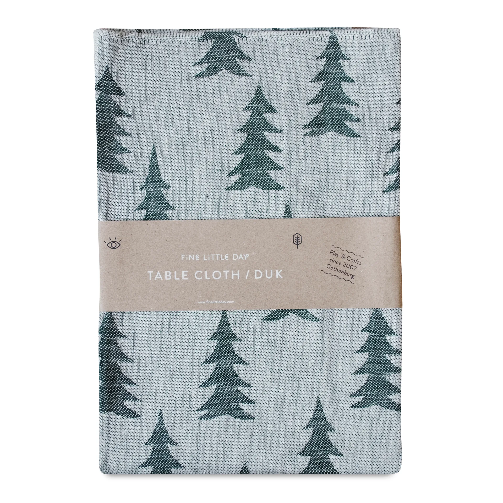 그랜 자카드 테이블 클로쓰 147x250 cm, green-grey Fine Little Day | 파인리틀데이