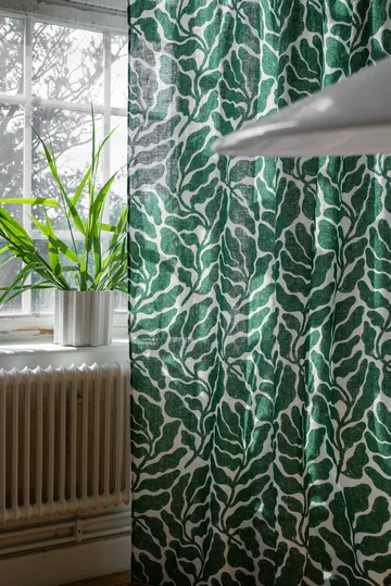 리브스 커튼 롱 147x250 cm - Green - Fine Little Day | 파인리틀데이