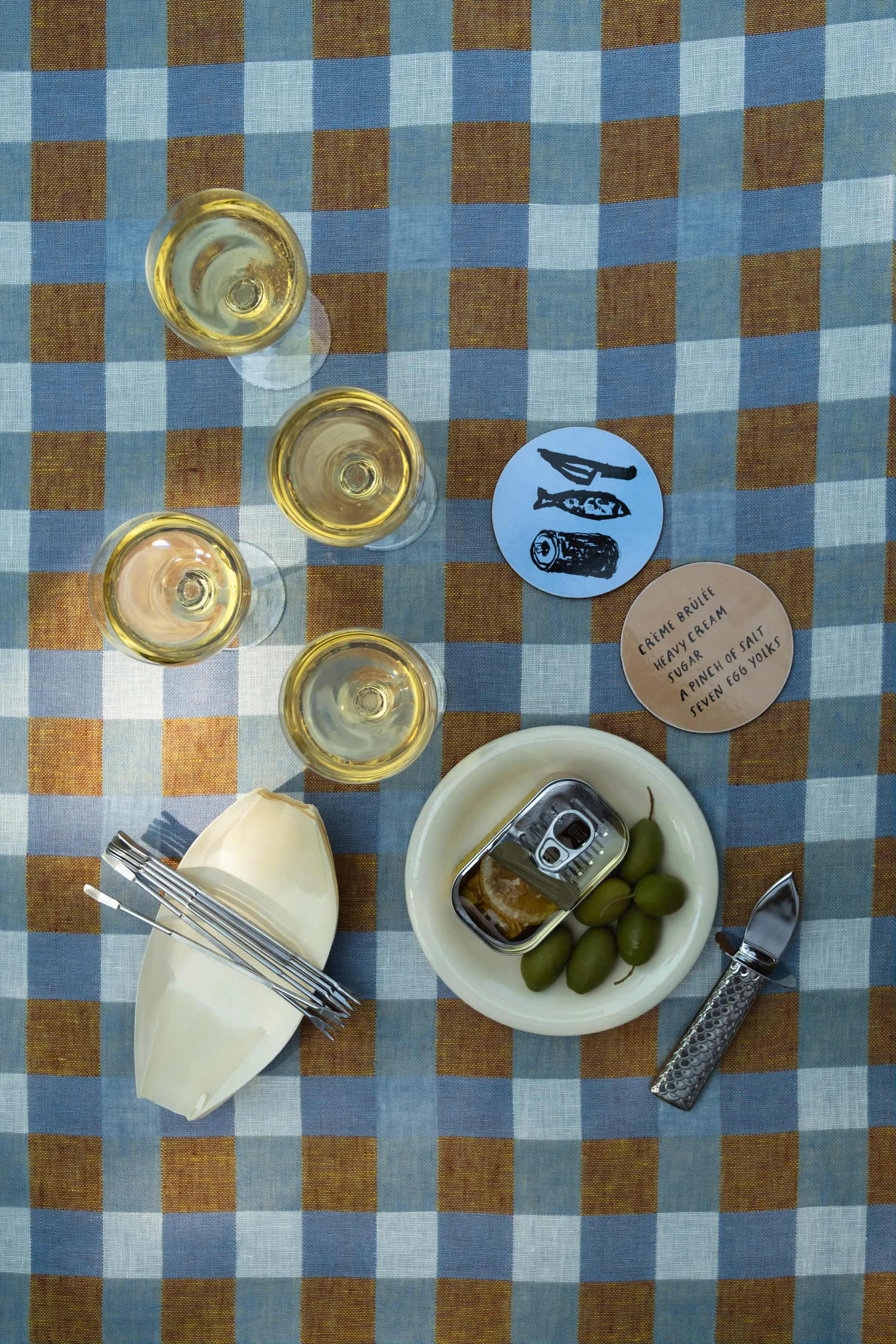 루탄 테이블클로스 147x250 cm, Oat Fine Little Day | 파인리틀데이