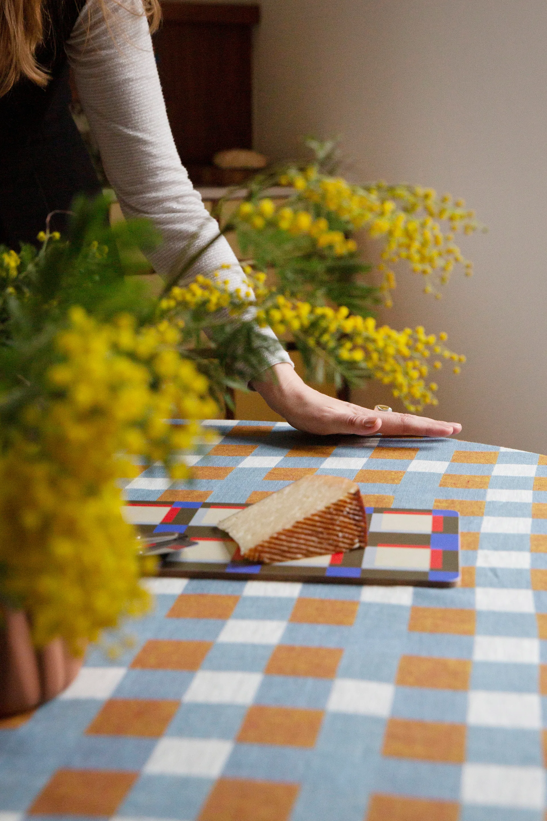 루탄 테이블클로스 147x250 cm, Oat Fine Little Day | 파인리틀데이