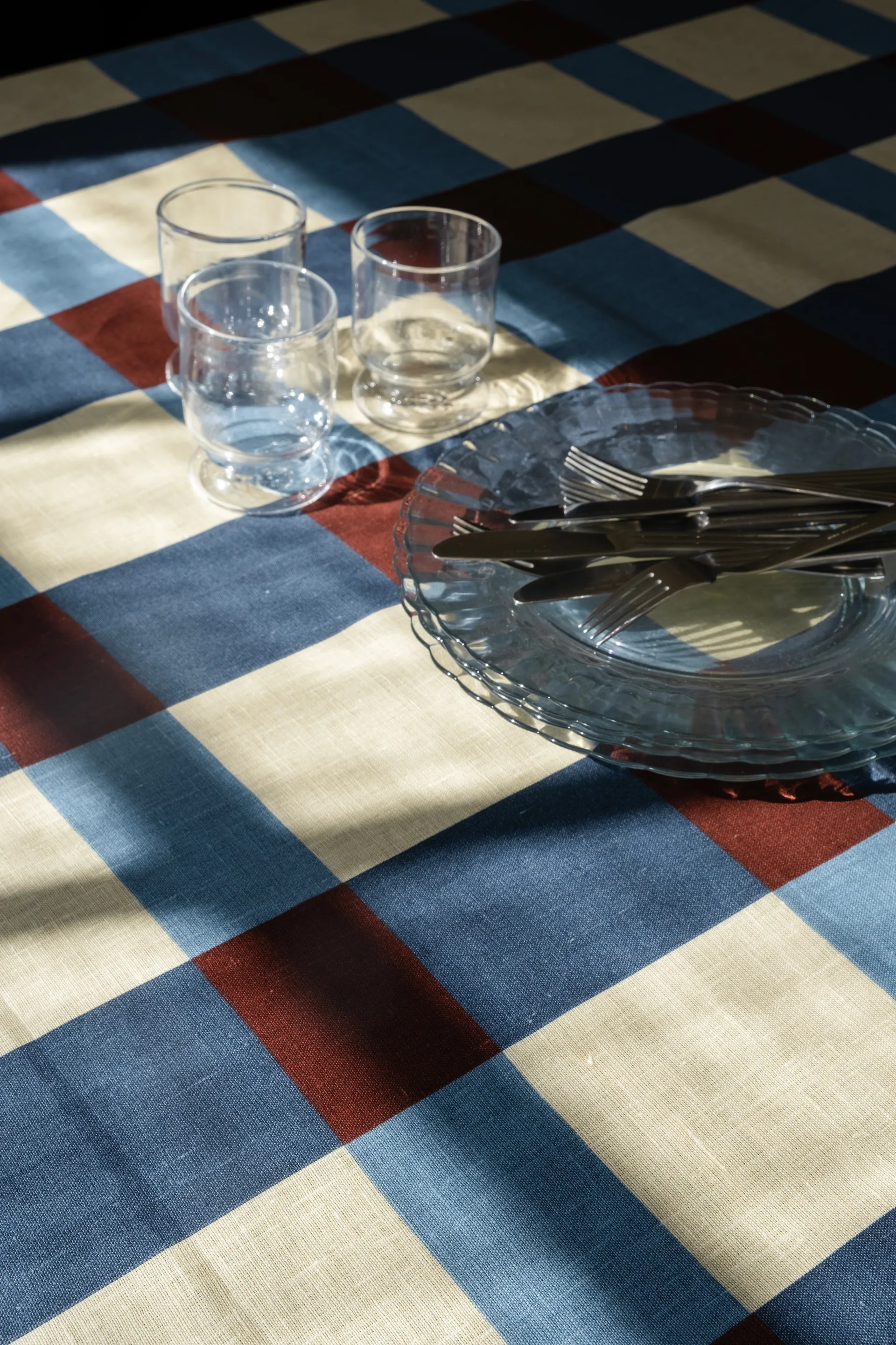 펠트 테이블클로스 149x250 cm, Plum Fine Little Day | 파인리틀데이