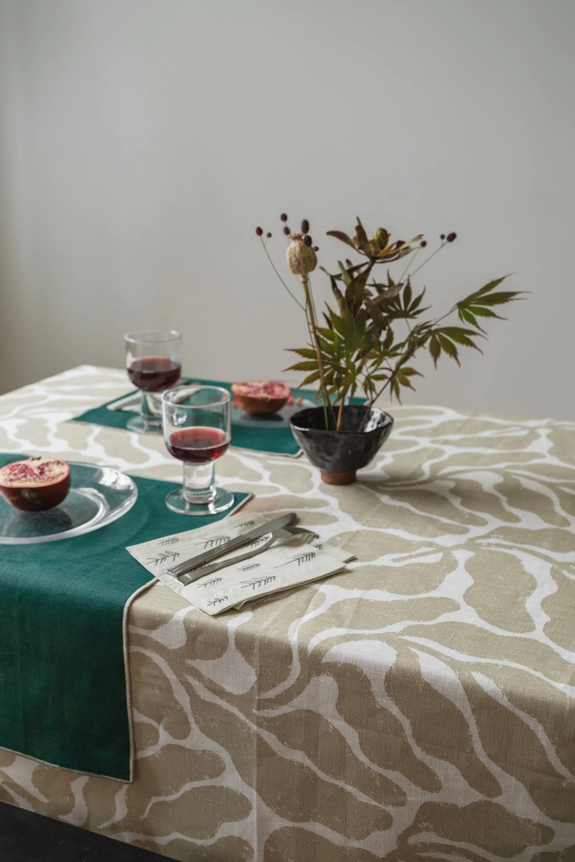 리브스 테이블클로스 149x250 cm, Sand Fine Little Day | 파인리틀데이