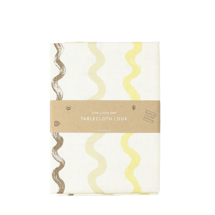랜디그 테이블 클로스 149x250 cm - White-yellow - Fine Little Day | 파인리틀데이