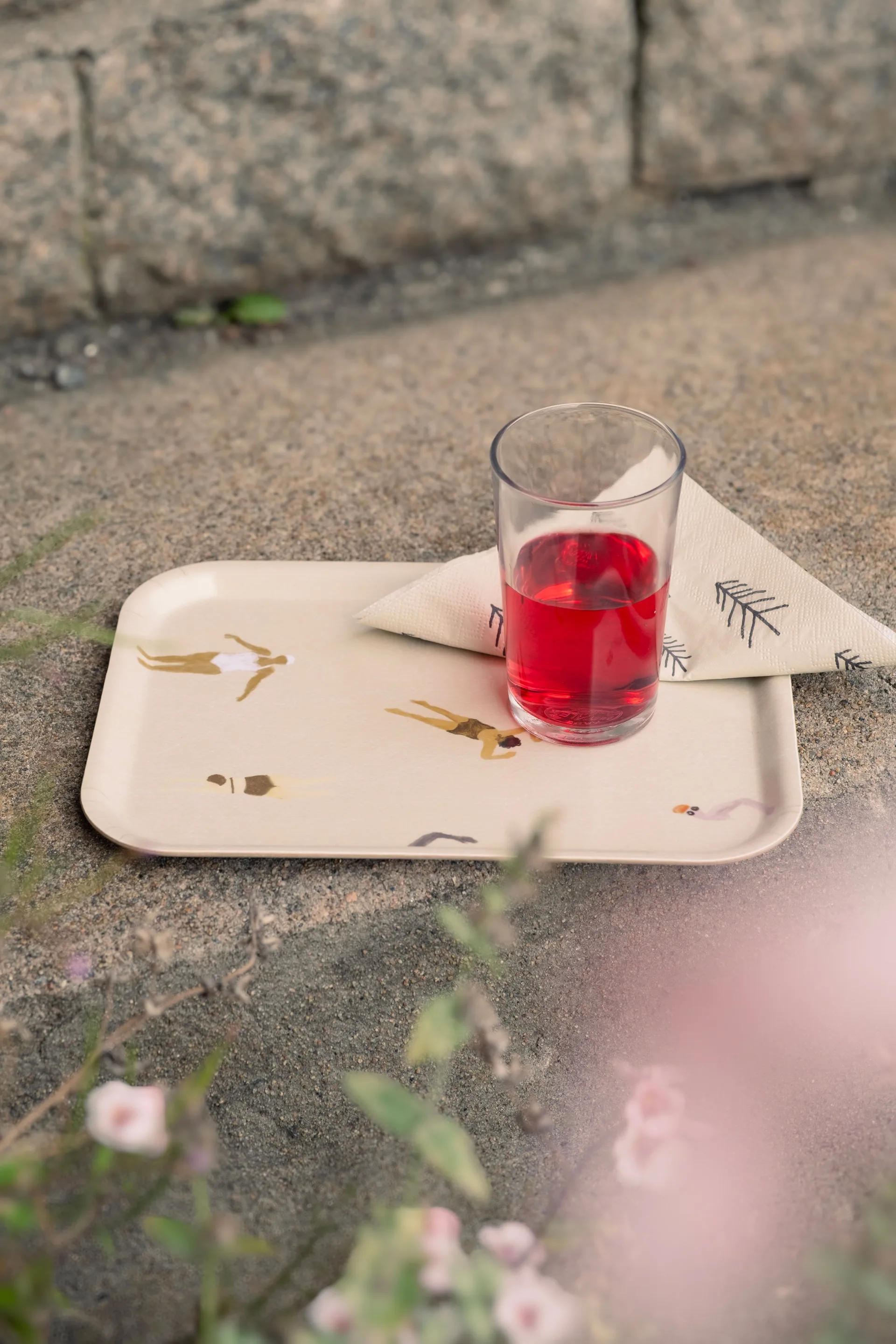 스위머스 트레이 20x27 cm, Beige Fine Little Day | 파인리틀데이