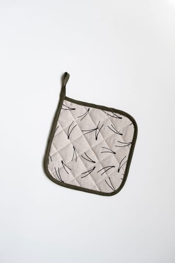 바 퀼티드 오븐 장갑 21x21 cm - Natural-black - Fine Little Day | 파인리틀데이