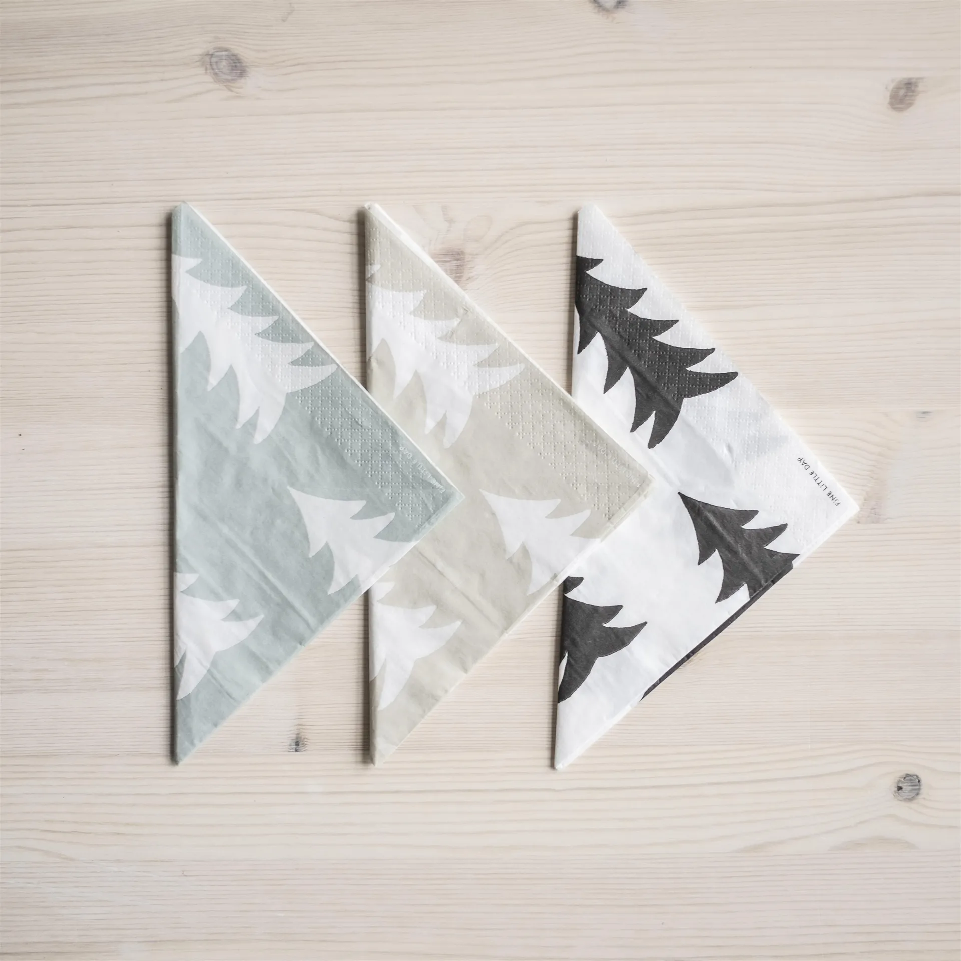 그랜 냅킨 25개 세트, black-white Fine Little Day | 파인리틀데이