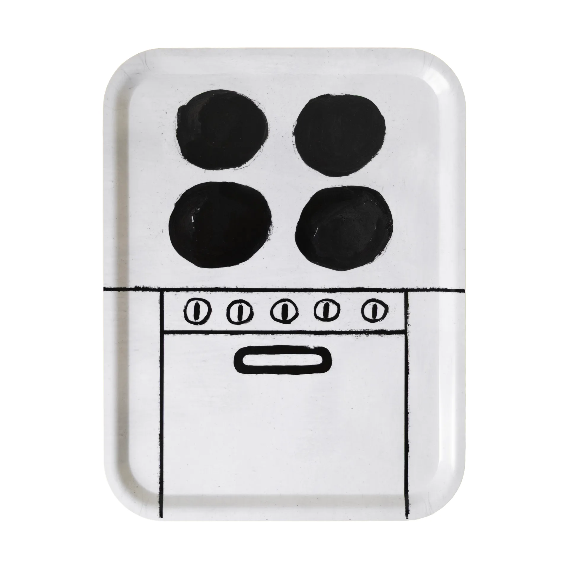 스토브 트레이 33x43 cm, Black-white Fine Little Day | 파인리틀데이